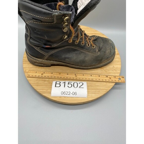 Danner 8" Logger Gore-Tex Quarry Boots Black Leather Combat USA Mens Size 8.5 M - Picture 11 of 11